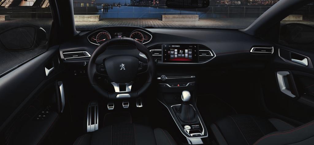 GT Line & GT DRIVING SENSATIONS Get behind the wheel of Peugeot 308 and it becomes apparent that Peugeot i-cockpit works in perfect harmony with the spirit of Peugeot 308 GT Line & GT, with the head