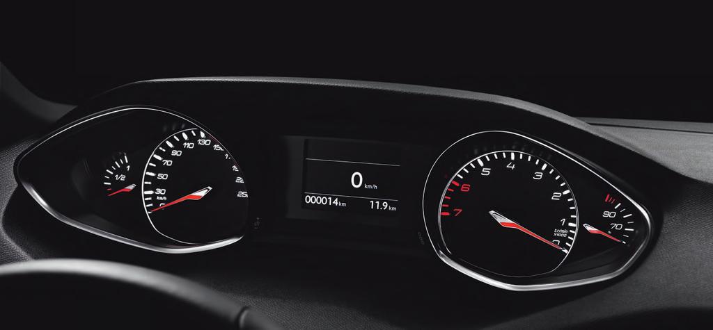 PRECISION & VISION The Peugeot signature head up instrument panel means that driver information can be accessed easily without taking your eyes off the road.
