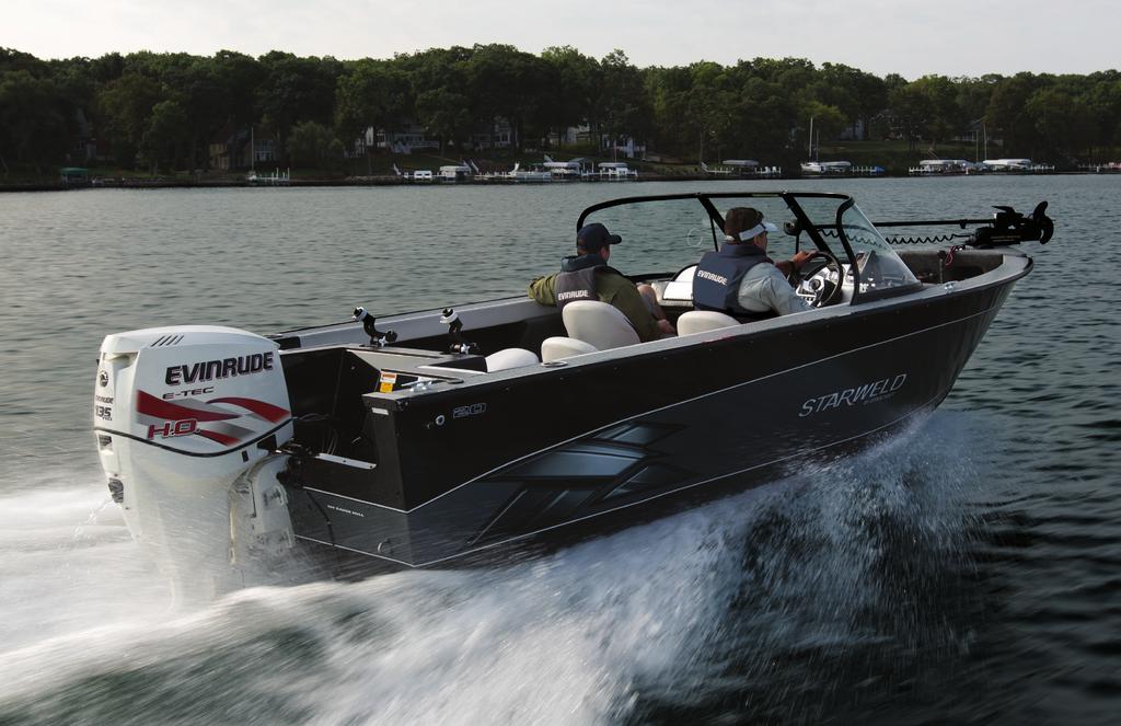 PROVEN DESIGN, POWERFUL PERFORMANCE NEW PRODUCT UPDATE H.O. SERIES Based on the prestigious industry leading Evinrude E-TEC V-6 platform, the inherently has the durability, quality and reliability, and the track record to support the claim Proven Design.