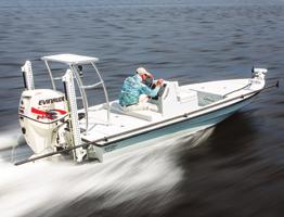 No other brand of outboards produces fewer reportable emissions than the Evinrude E-TEC family of engines.