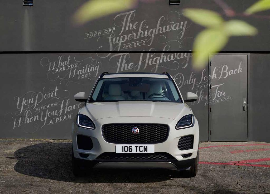 NEW JAGUAR E-PACE EXPERIENCE JAGUAR GEAR Your New Jaguar E-PACE was designed to handle every twist and turn flawlessly and elegantly.