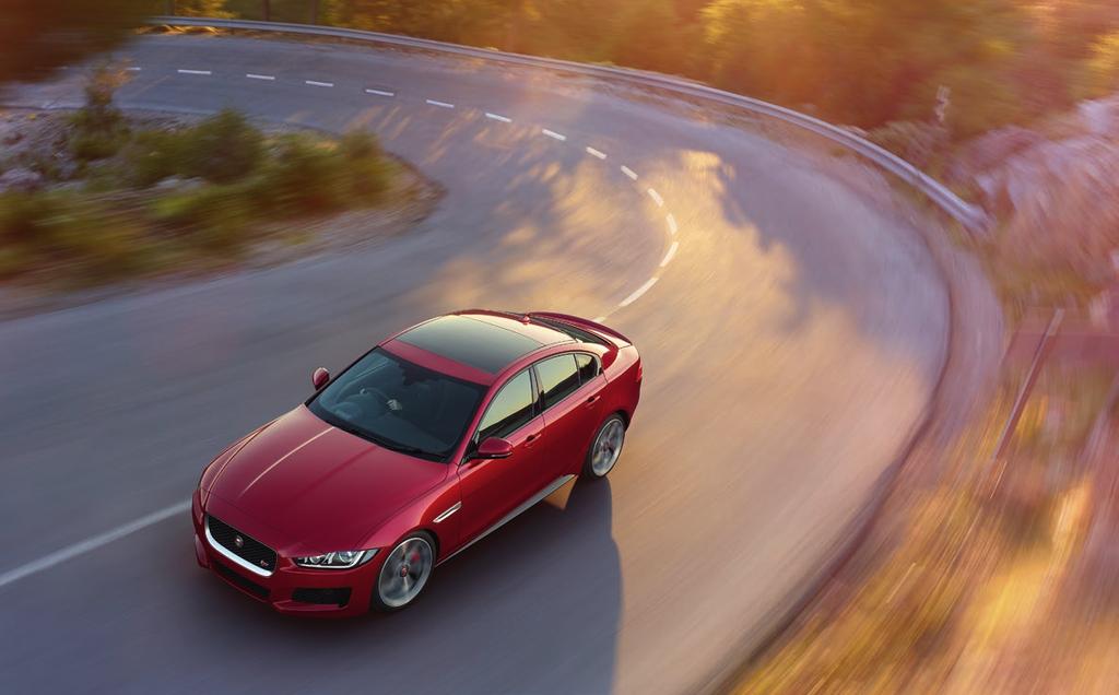 TORQUE VECTORING BY BRAKING INCREASED STEERING PERFORMANCE IMPROVED CORNERING CAPABILITY XE s Torque Vectoring by Braking maximises control through the tightest corners.