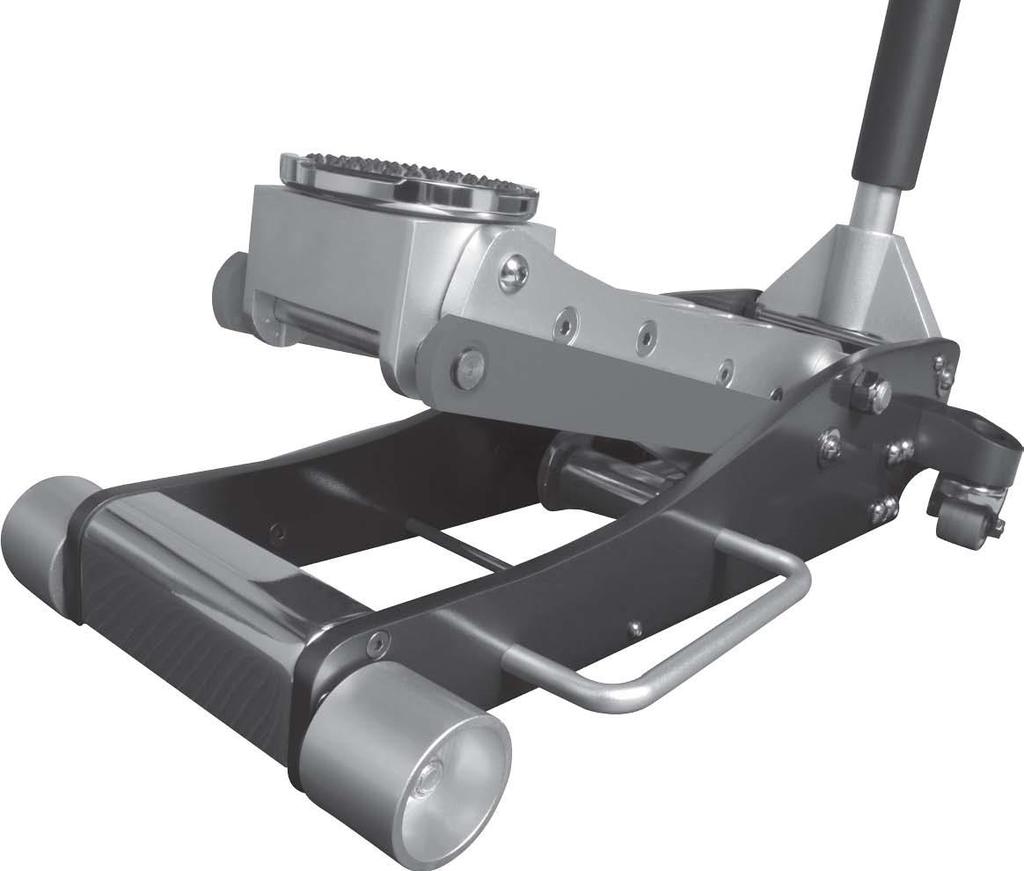 Installation Instructions for 80077 3-Ton Aluminum Floor Jack Contents: Specifications Warning Information Setup and Operating Instructions Preventive Maintenance and Troubleshooting Hydraulic