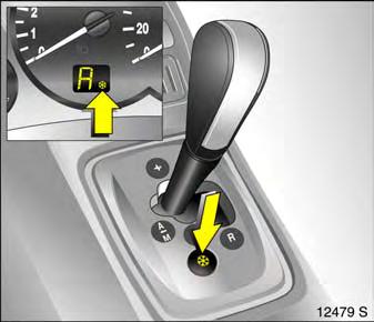 Engine braking assistance from motor Automatic mode When driving downhill the Easytronic does not shift into the higher gears until a fairly high engine speed has been reached.