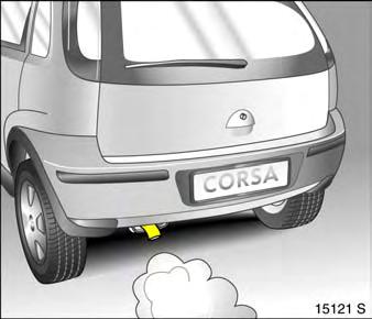 z If the emission control indicator Z flashes, slow down until the flashing stops and the control indicator is steady. Contact a workshop immediately. We recommend a Vauxhall Authorised Repairer.