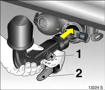 Insert coupling ball bar into housing of coupling using a little pressure until it audibly engages.