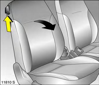 It could move in an uncontrolled manner when the lever has been pulled. 6 Seat position see page 56.