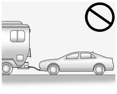 334 VEHICLE CARE Dinghy Towing Caution If the vehicle is towed with all four wheels on the ground, the drivetrain components could be damaged. The repairs would not be covered by the vehicle warranty.
