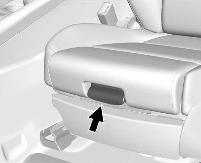 . Press and hold the recliner control up or down to increase or decrease seatback bolster support. Thigh Support Adjustment Base Seat If equipped, pull up on the lever.