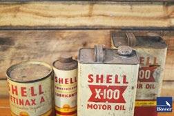 of 4 Vintage Shell Containers