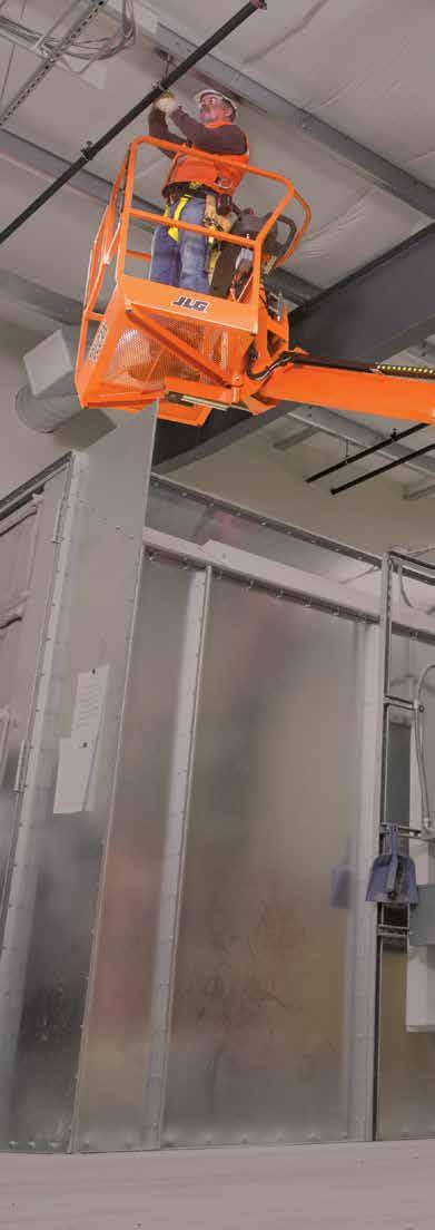 JLG VERTICAL LIFTS REACHING OUT Your work varies throughout the day, every day. Electrical installations, painting, plumbing, routine maintenance or ductwork.
