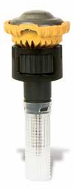 prescipitation rate (MPR) nozzles allows for MPR irrigation designs from 4.0 m to 10.7 m - Three year trade warranty Arc adjustment Radius adjustment OPERATING RANGE Pressure Range: 1.4 to 3.