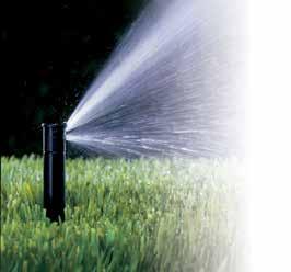 SPRAY HEADS AND NOZZLES Top Color-Coded for easy radius and arc identification Additional orifice for close-in watering minimizes dry brown spots around spray heads.
