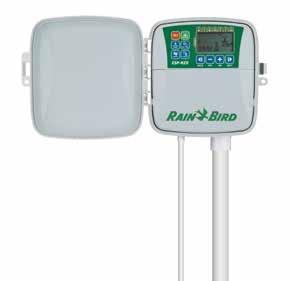 CONTROLLERS ESP-RZX SERIES CONTROLLER Flexible scheduling features that make the controller ideal for a wide variety of applications including residential and light-commercial irrigation systems.