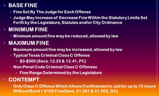 506(B) (B-3) Fine doubled for third conviction within 1 year Additional fine for permit violation 50% of fine is sent to State if more than 5,000 pounds