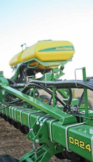 With sizes up to 24 rows, the DR narrow row planters will help you cover more acres than ever before.