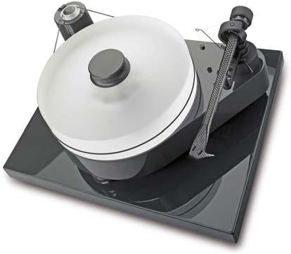 Pro-Ject RPM 10 Manual turntable with 10" tonearm and equipment base Pro-Ject Ground it deluxe 1 Chassis, motor housing and granulate filled equipment base Ground it deluxe piano-lacquered dark grey