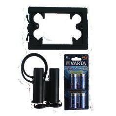 WC control system, 2-cable, for accessible Finishing set battery 6V DC WC flush system for manual remote flush actuation via arm supports with electric push button (with wire connection) or with an