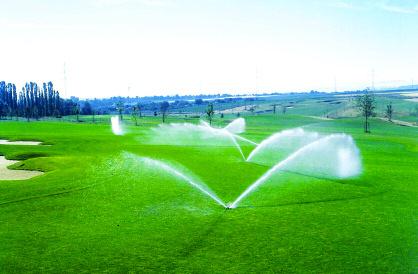 GOLF COURSE IRRIGATION GOLF COURSE IRRIGATION, in conjunction with German sprinkler pioneer Perrot, complements the development of new golf courses and the upgrading of existing courses with