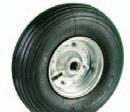WHEELS LACQUERED WHEEL CENTRE, RUBBER TYRE, BALL