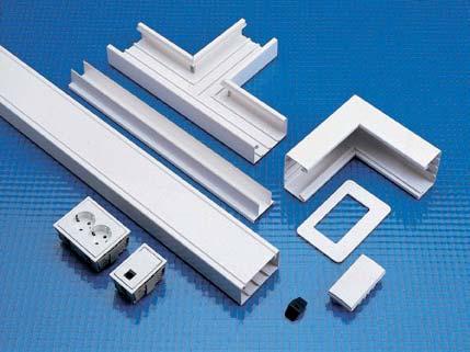 P3123 P4810 P1913 Design of protective foil P104962 Description TEK installation trunking range, made of cadmium-free and lead-free PVC, is available in three sizes.