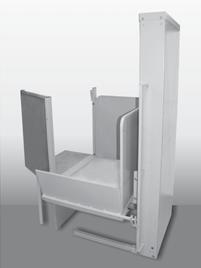 3-Stop Options Bruno s Tall Vertical Platform Lifts now includes a third stop or middle landing option.