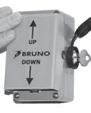 - Surface mount w/ push button 3-Stop - flush mount w/ push button