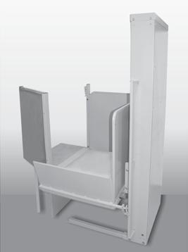 3-Stop Options Bruno s Tall Vertical Platform Lifts now includes a third stop or middle landing option.