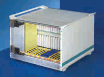 RiBox System enclosure for the horizontal installation of single boards or the installation of routers, hubs and modems.