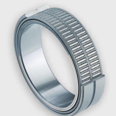 A classic among printing machine bearings: INA needle roller bearings with offset cage pockets (Photo: Heidelberger Druckmaschinen AG) The benefits of this non-locating bearing