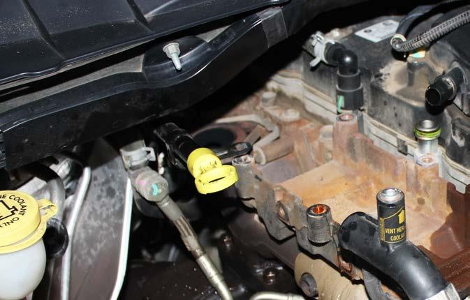 During removal, keep in mind that some of the components may still contain coolant, so