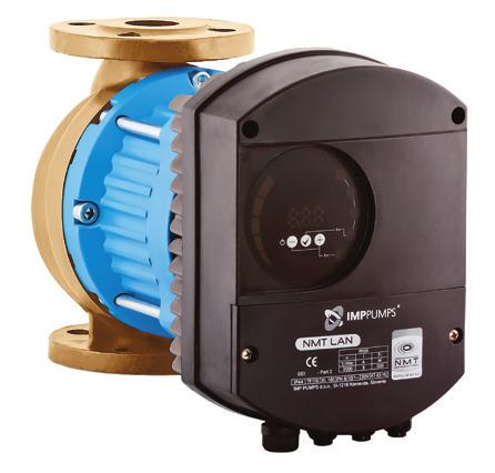 High efficient wet running pump with auto adapt function - ECM permanent magnet technology with high energy efficiency - LED display for control - Integrated web server for controlling pumps -
