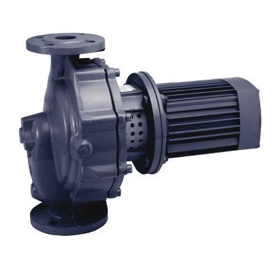 Pumps are flanged or threaded and