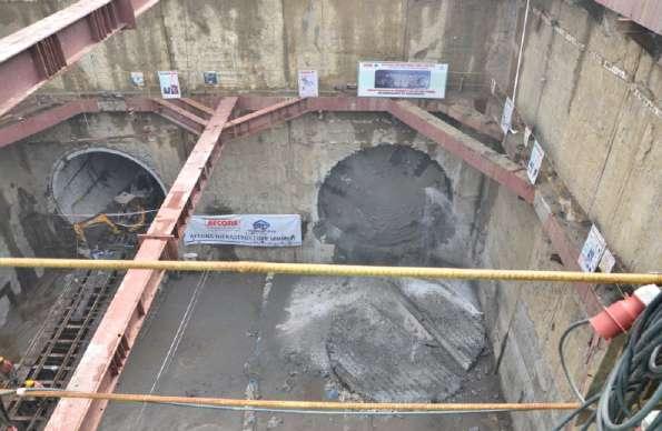 03 Major milestone in Phase 1 Extension underground tunneling works achieved wi break-rough of bo e TBM's.