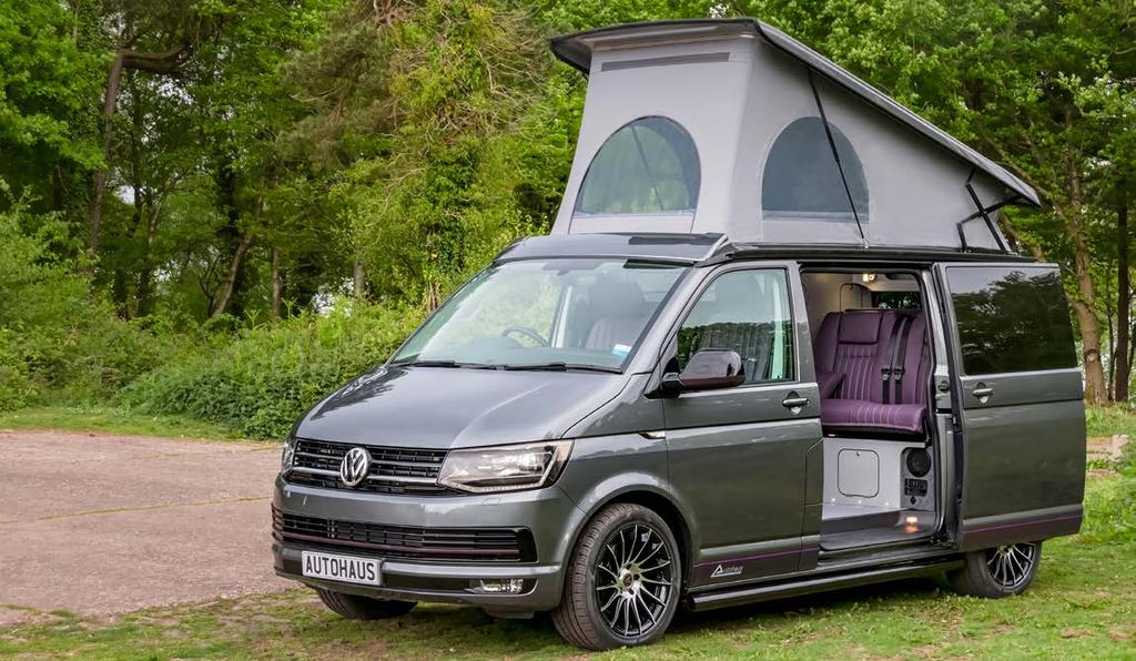 ASHTON THE ULTIMATE IN LUXURY AND STYLE KEY FACTS 4 Seats with 3-Point Seatbelts 2 or 4 Berth (with Roof Bed) Front Elevating Roof INNOVATIVE DESIGN The Ashton was our first campervan model but
