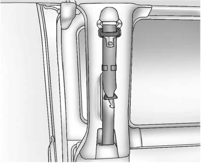 Seats and Restraints 3-5 2. Locate the pins. On a three-passenger seat there are two pins on the inboard sides of the rear seats.
