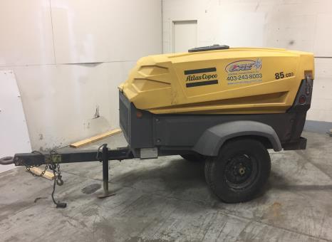 Four (4) Used Atlas Copco 185 CFM Diesel Portable Air Compressors Oilfield Fitted Engine Weight (Wet): Atlas Copco XAS185-CD7-HH 185 cfm @ 100