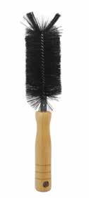 Beaker, Jar and Cylinder Brush (Black bristle with tufted end) FILL MATERIAL 06179 2-3/8" 6" (2 rows) 16" Black Bristle 06180* 3" 6" (4 rows) 16" Black Bristle *No tufted end Graduate, Cylinder or