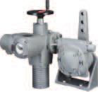The combination of a small actuator with gearbox is often more cost-effective than a large actuator.