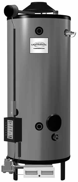 Ruud Commercial Gas Universal Water Heaters Universal is a family of commercial gas water heaters that are designed to fit into tight retrofit applications Features & Benefits The tighter the