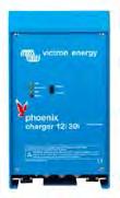 Phoenix battery charger 12/24V Adaptive 4-stage charge characteristic: bulk absorption float storage The Phoenix charger features a microprocessor controlled adaptive battery management system that