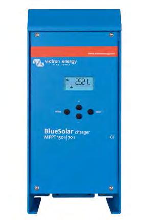 an inverter/charger and AC distribution in one enclosure. Solar charge controller MPPT 75/15 Model Load output Fan Battery voltage Display Color Control GX Com.