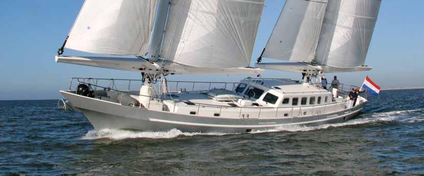 Sailing yacht ecolution The Netherlands: Green sailingyacht Ecolution.