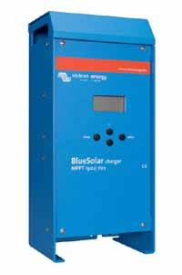 BlueSolar charge controllers MPPT 150/70 Charge current up to 70 A and PV voltage up to 150 V The BlueSolar 150/70-MPPT charge controller is able to charge a lower nominal-voltage battery from a