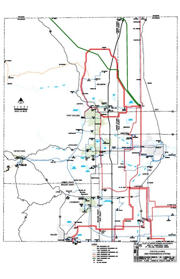 Proposed Transmission Projects Foothills Area (2009-2013) # Project Comments 1 FSV G5 & G6 Transmission upgrades required to install two new gas turbines at Ft. St. Vrain.