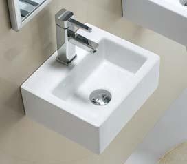 CLOAKROOM BASINS 25 YEAR TAPS NOT INCLUDED WASTES NOT INCLUDED BLADE cloakroom basin H