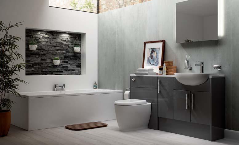 25 YEAR BATH ROOM B PORTSDEN ROUND DOUBLE ENDED BATH - available in standard and pemium acrylic - waste