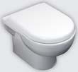 00 SOFT CLOSING SEAT APPLETON WALL HUNG PAN - soft close toilet seat - requires compact concealed cistern and mounting