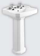 530MM 2 TAP HOLES 581MM 1 TAP HOLE MIDDLETON TOILET - traditional close coupled