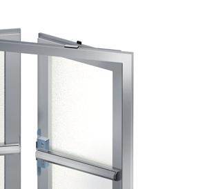 steel or narrow stile doors 230 V AC